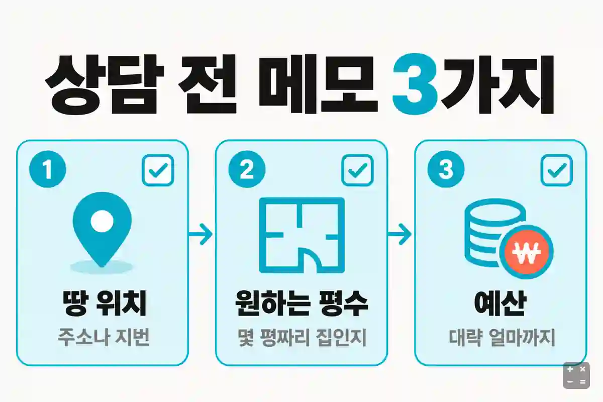 상담 전 적어 갈 메모 3가지