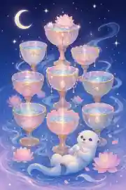 Nine of Cups tarot card