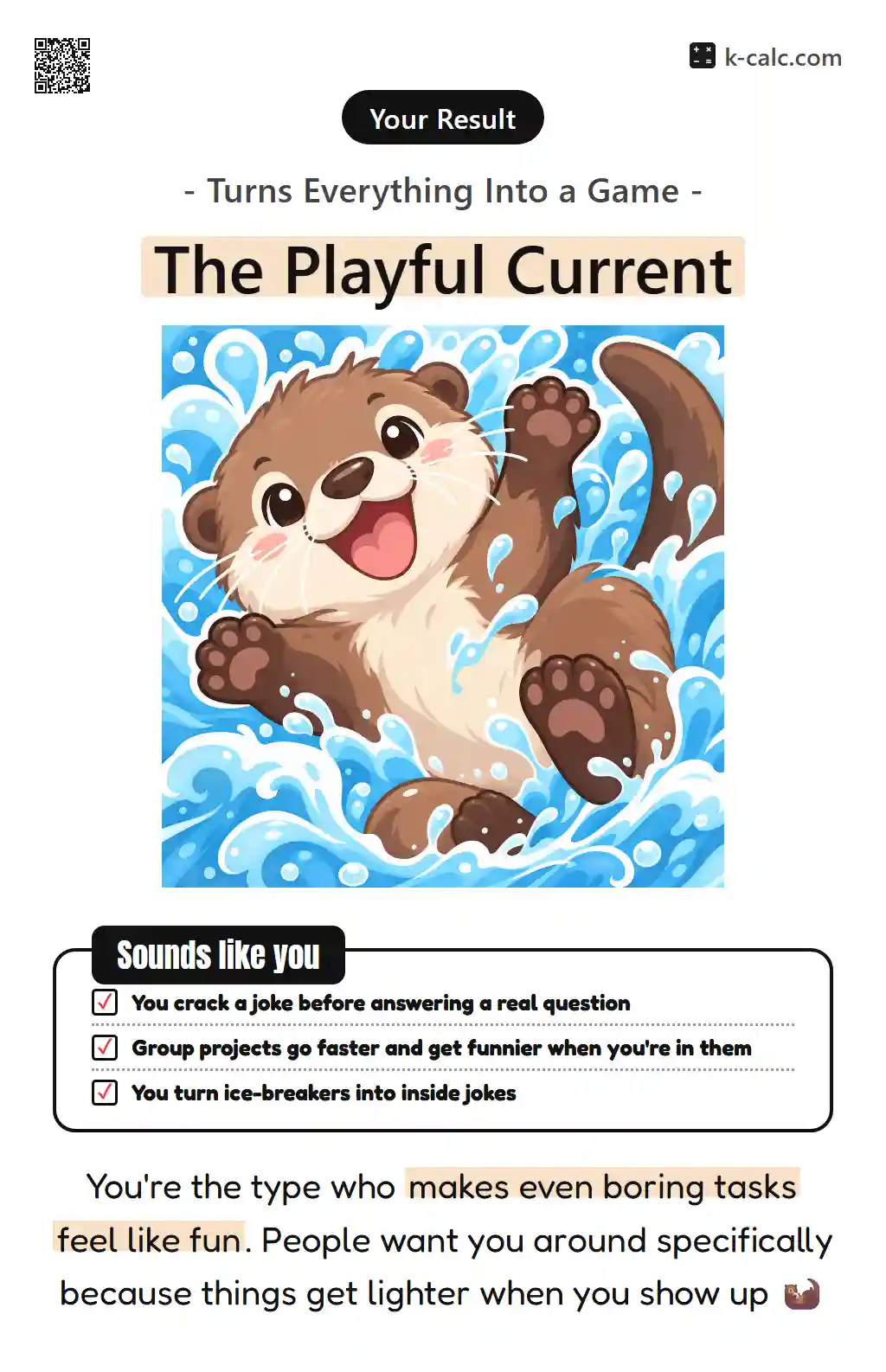 The Playful Current