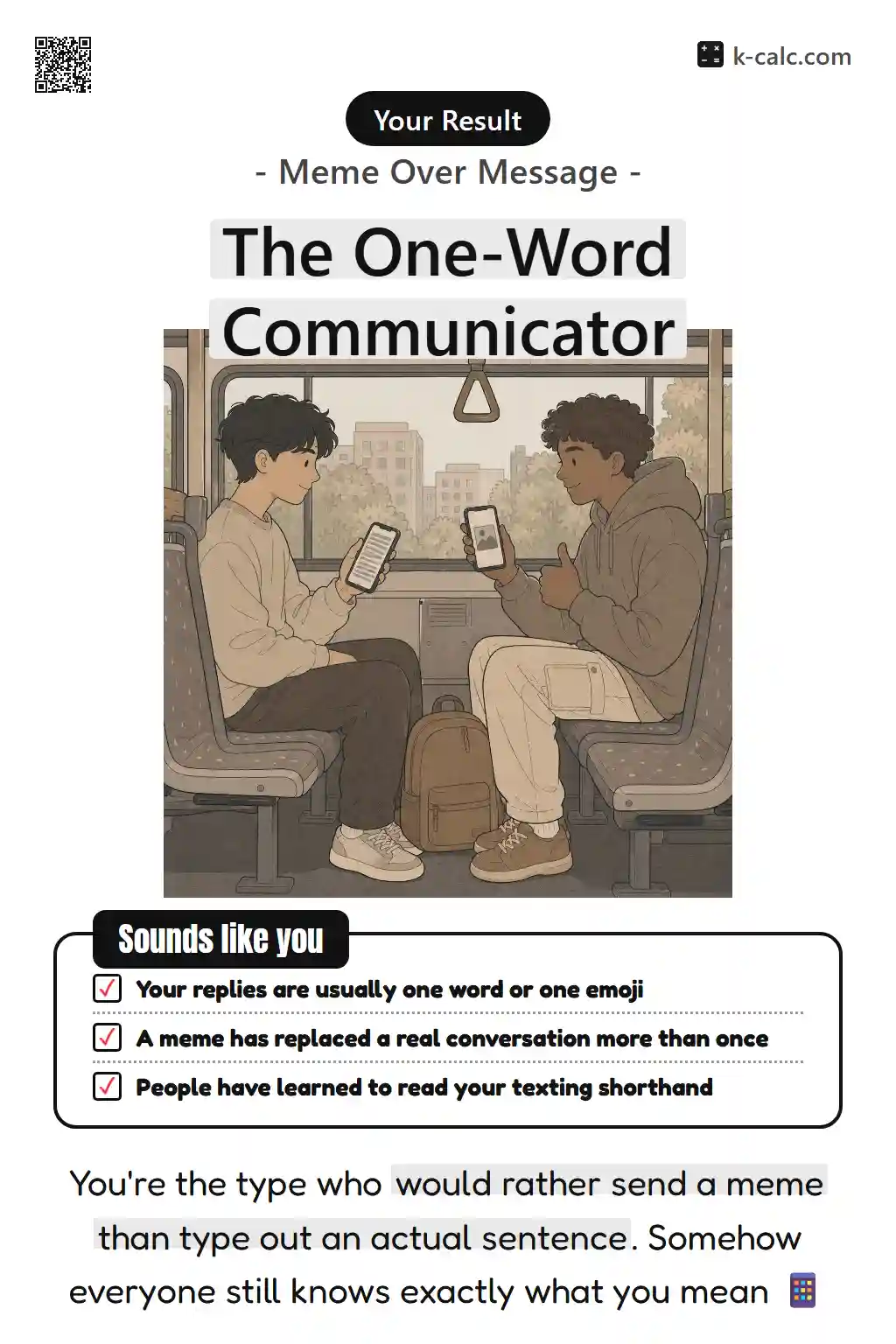 The One-Word Communicator