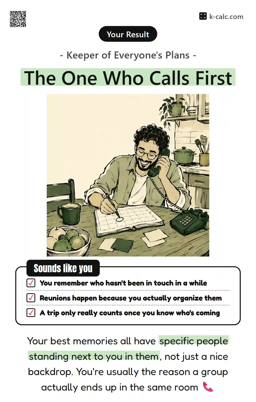 The One Who Calls First