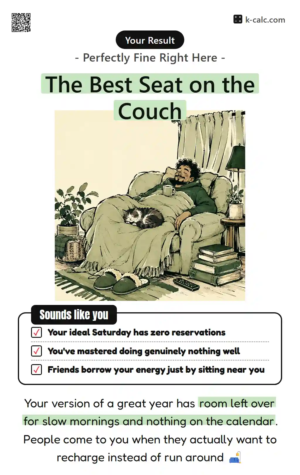 The Best Seat on the Couch