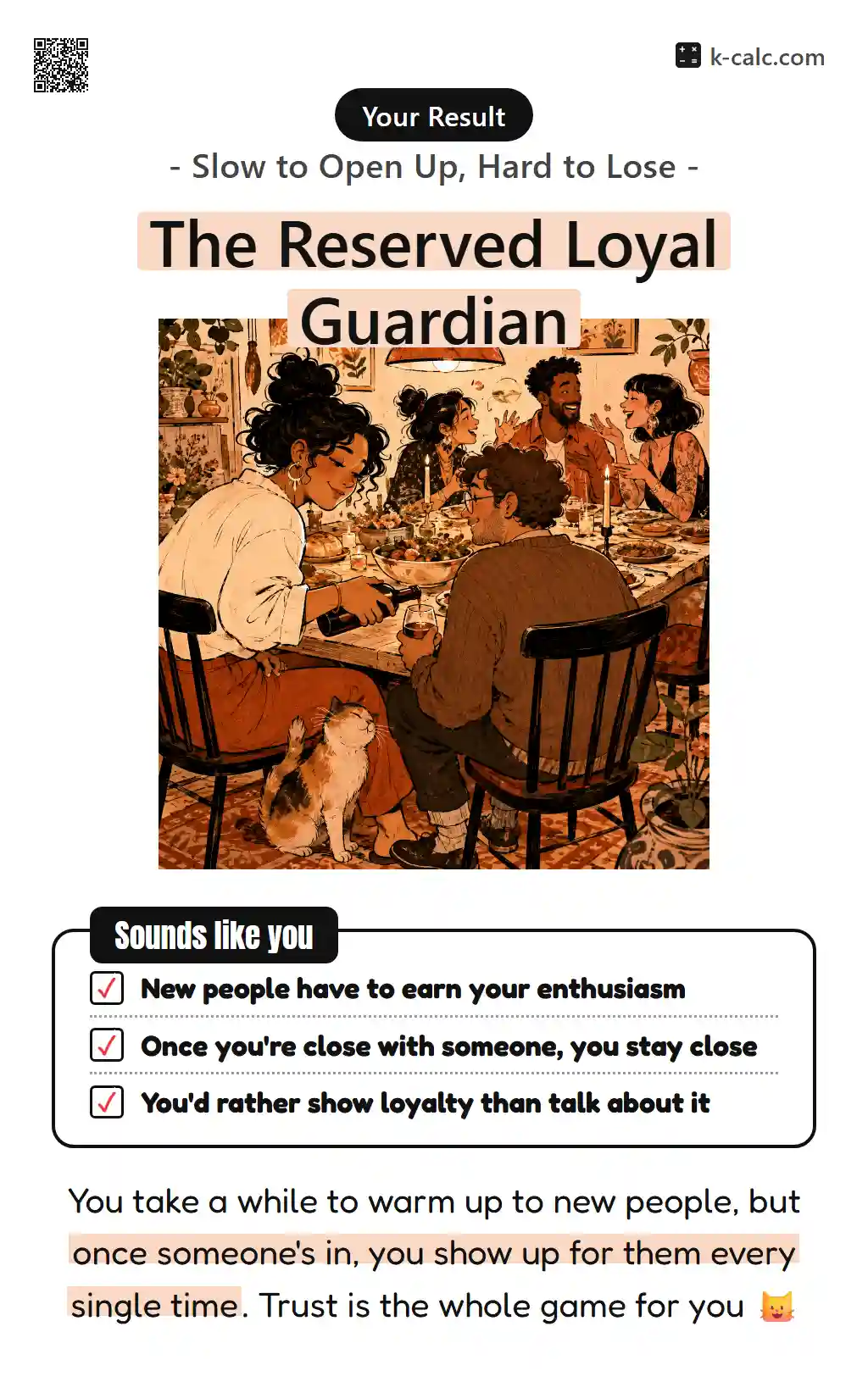 The Reserved Loyal Guardian
