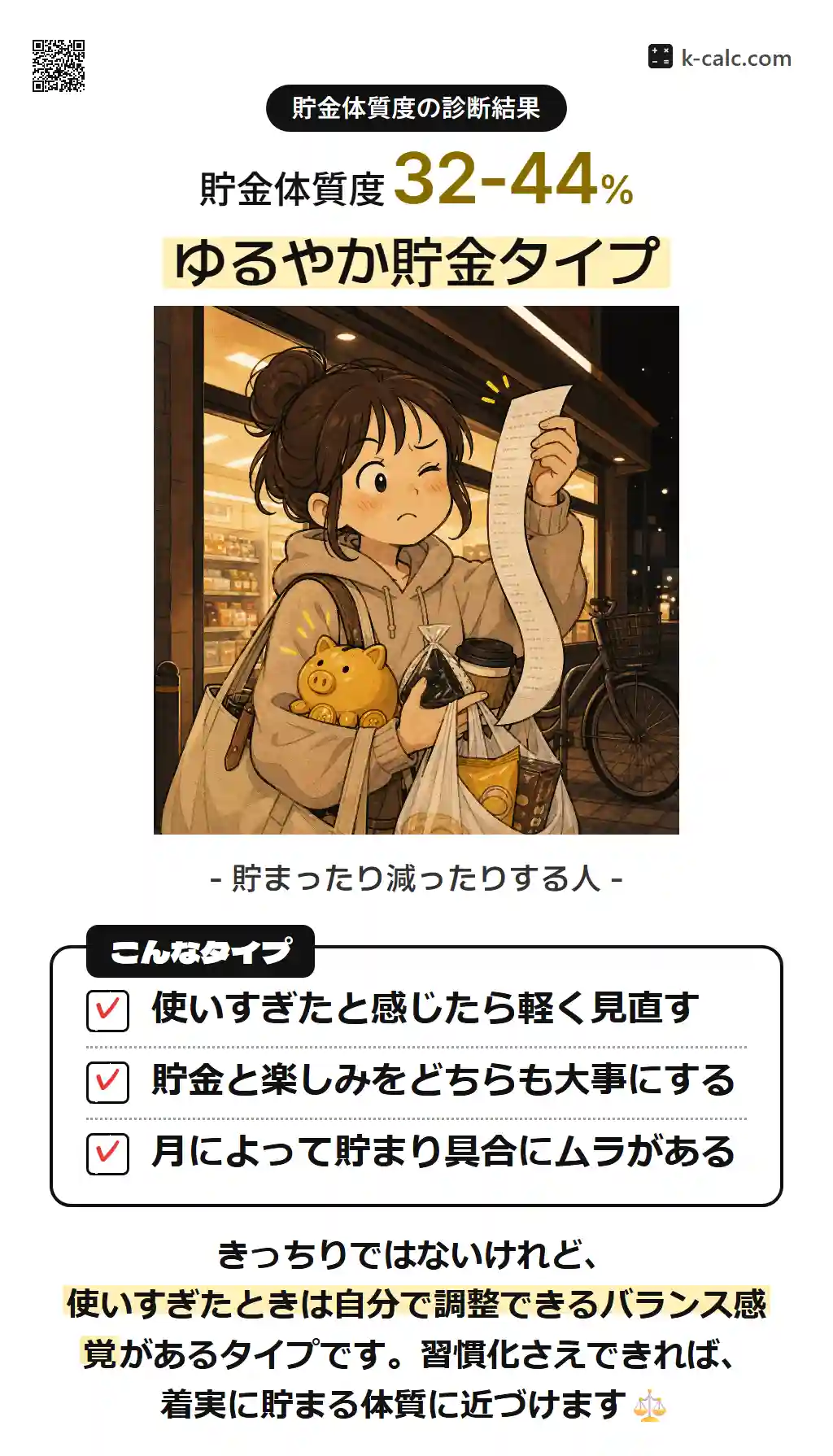 ゆるやか貯金タイプ
