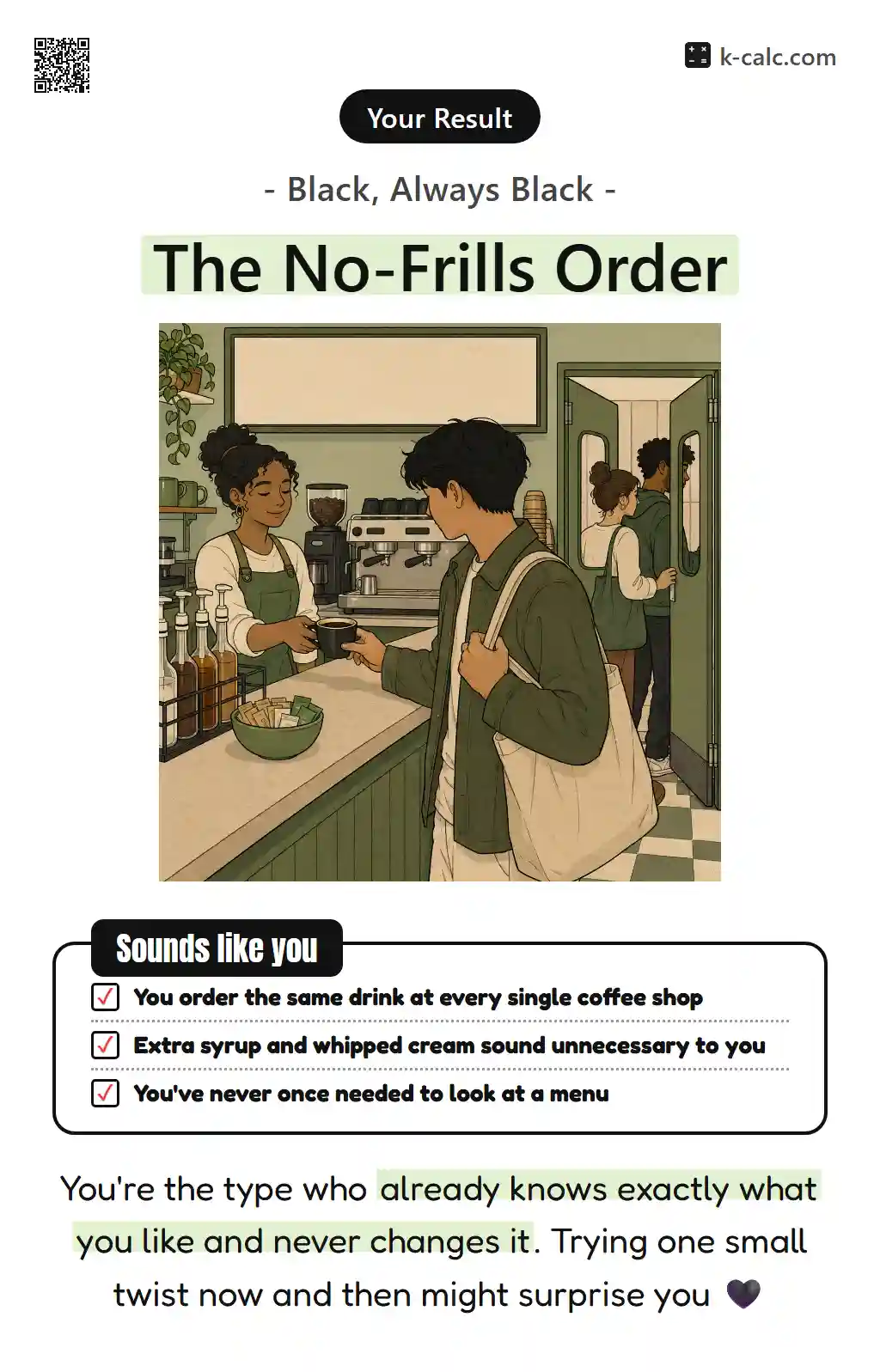 The No-Frills Order