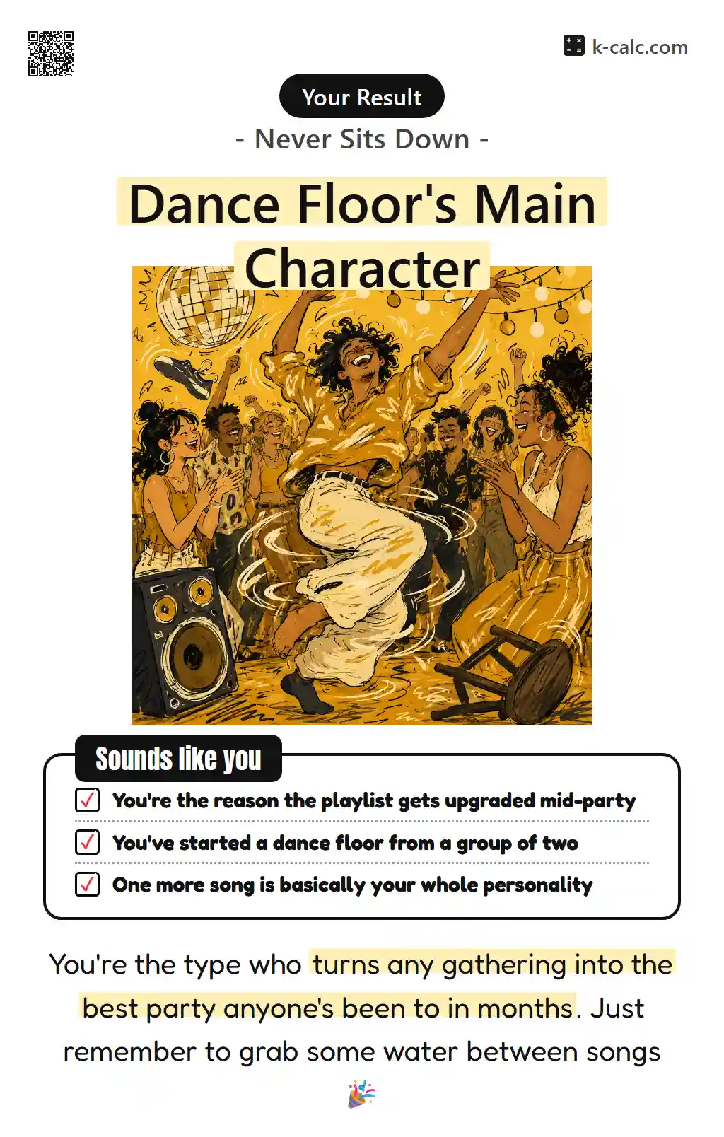 Dance Floor's Main Character