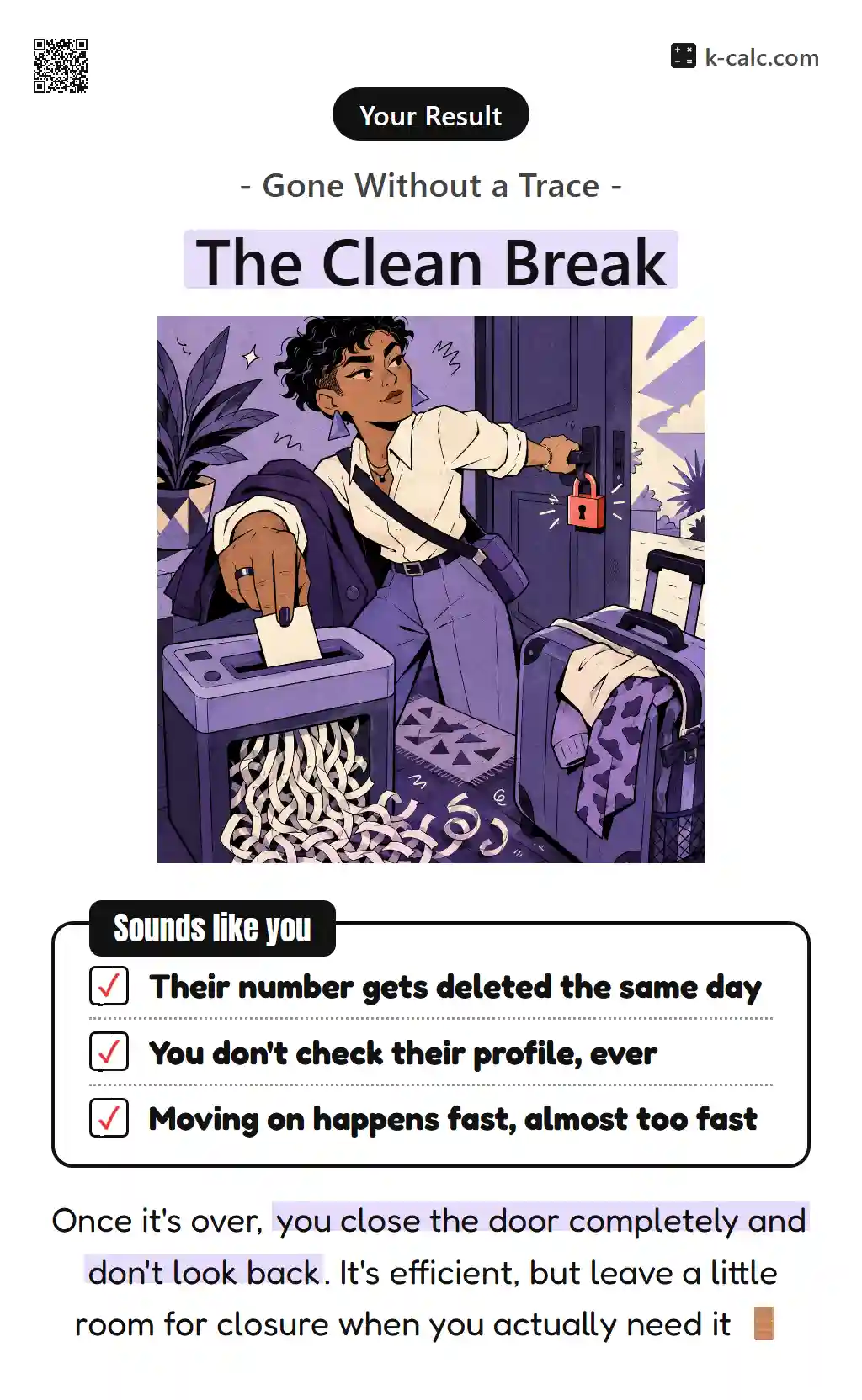 The Clean Break