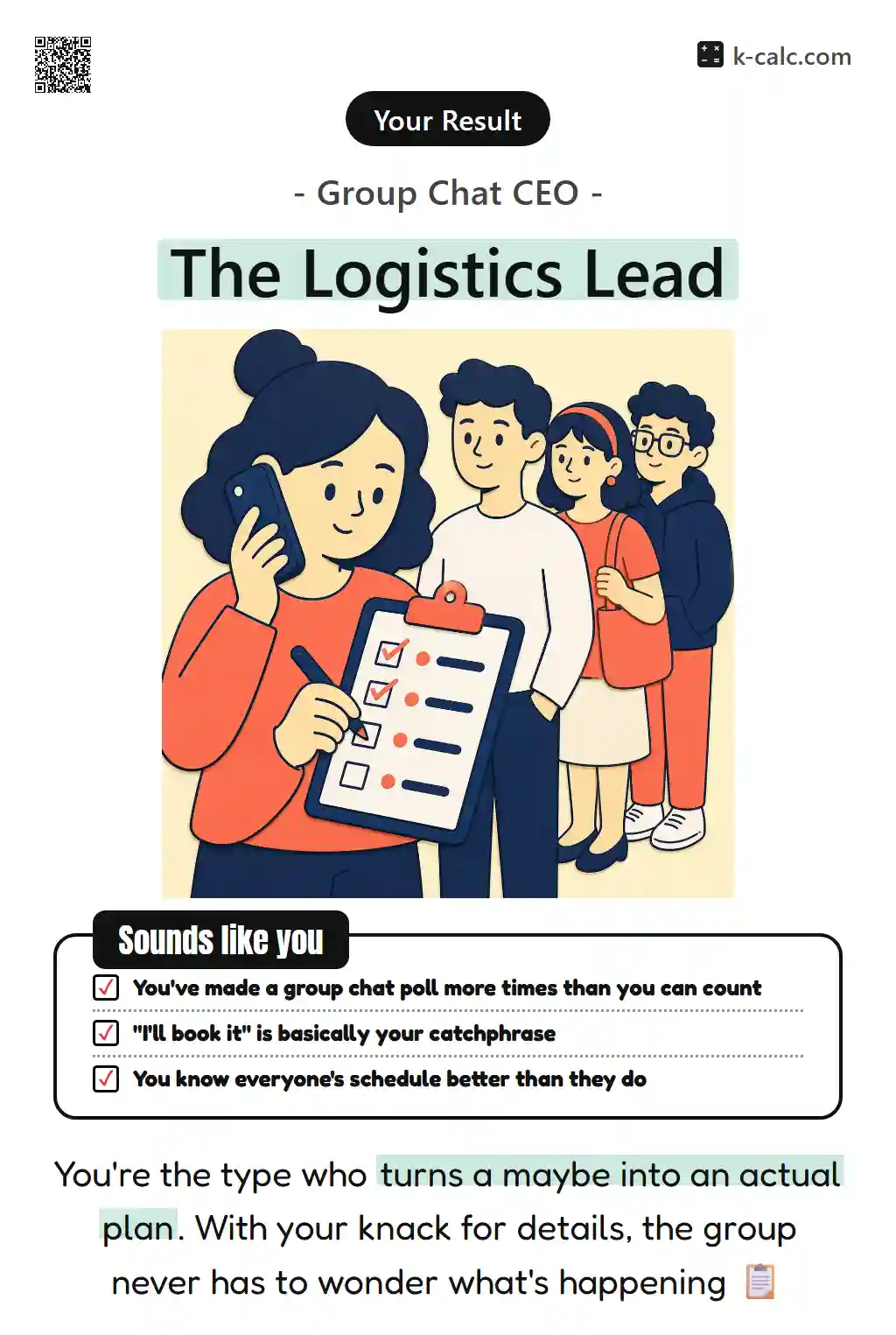 The Logistics Lead