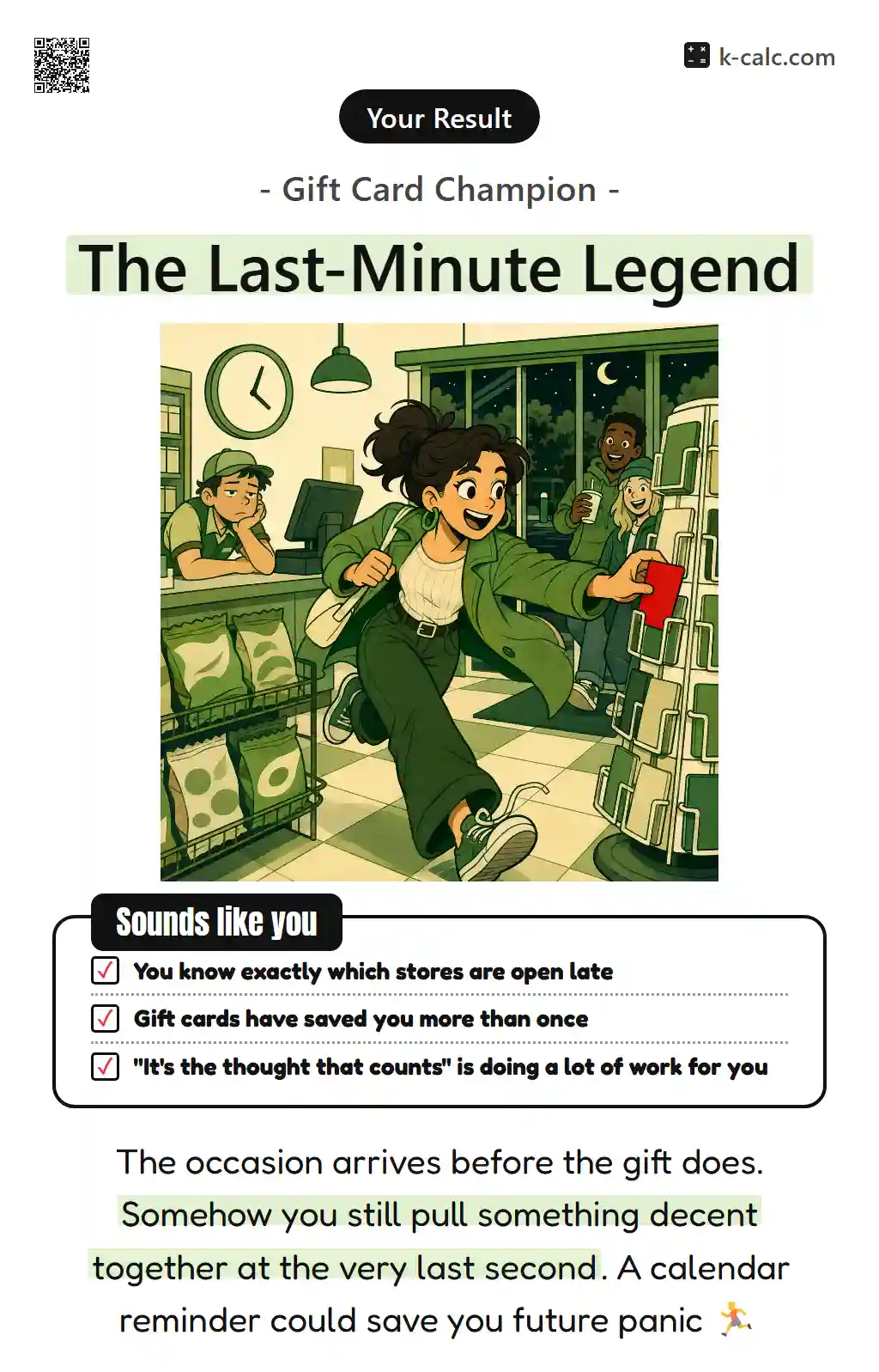 The Last-Minute Legend