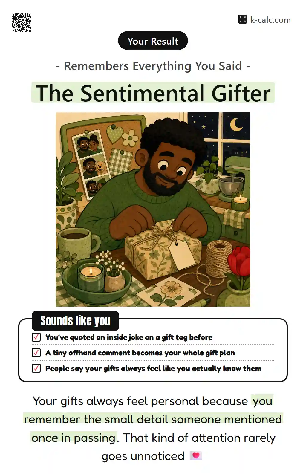 The Sentimental Gifter