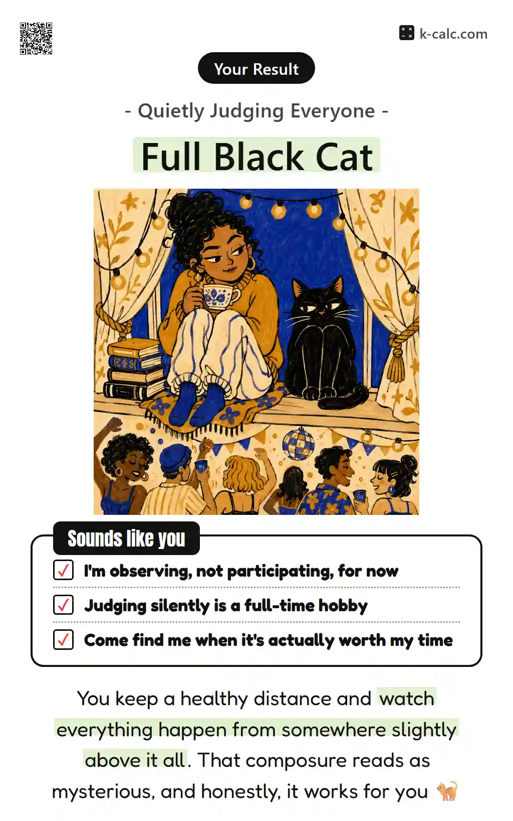 Full Black Cat