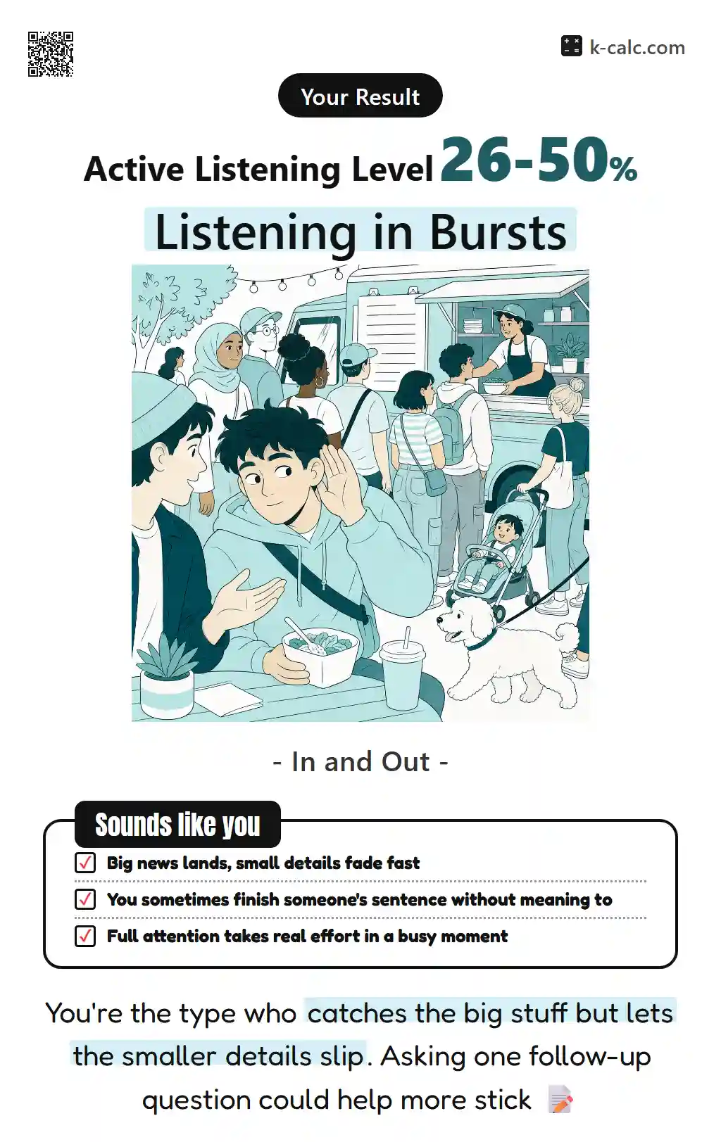 Listening in Bursts