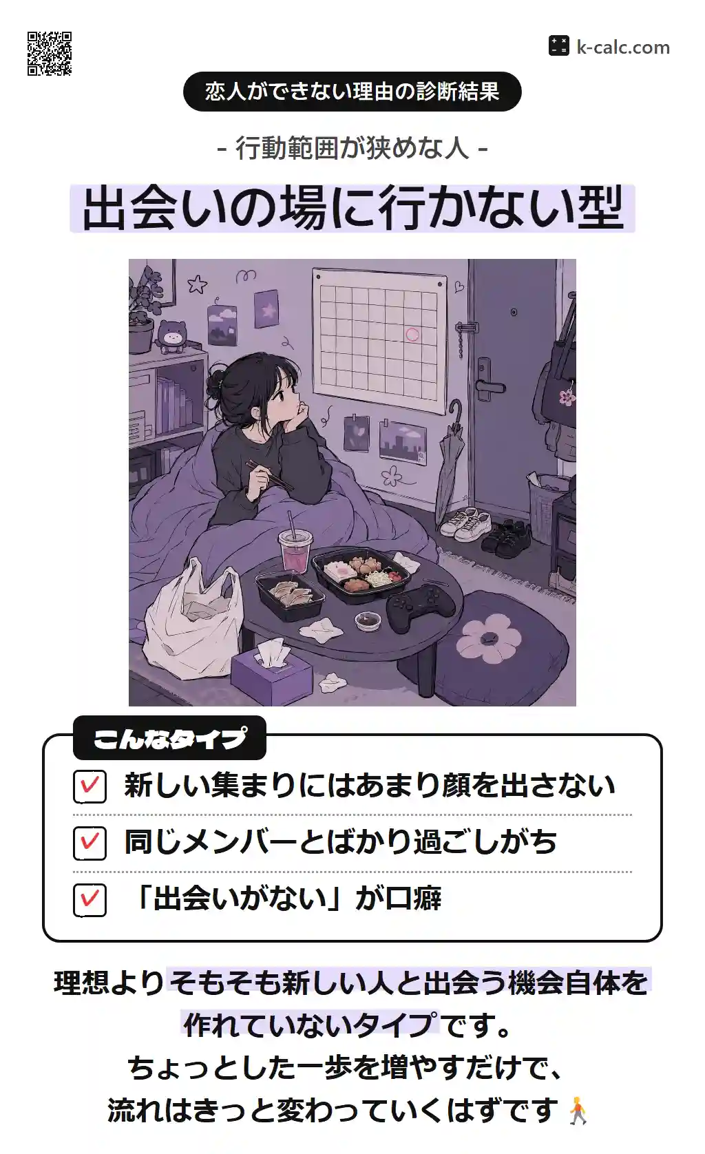 出会いの場に行かない型