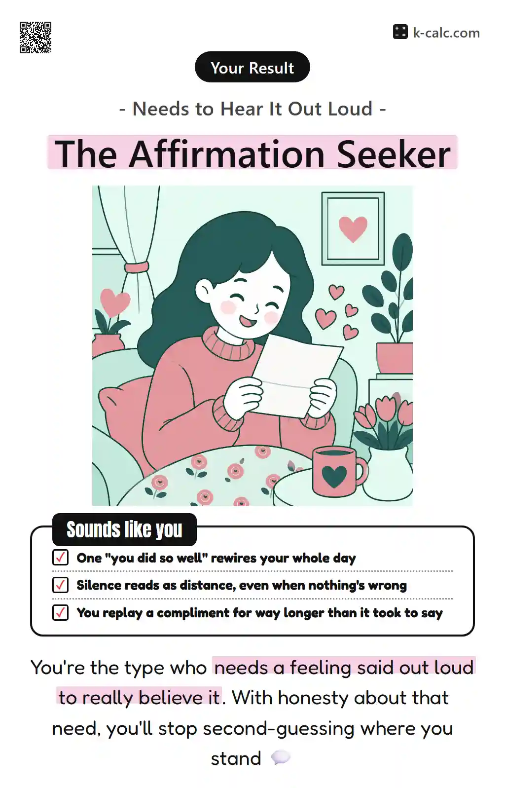 The Affirmation Seeker