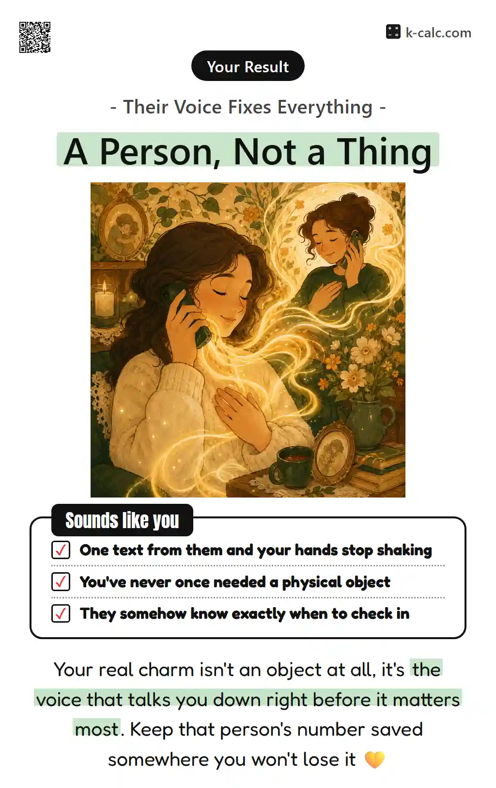 A Person, Not a Thing