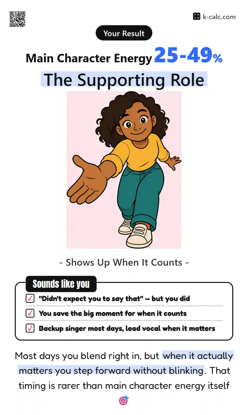 The Supporting Role