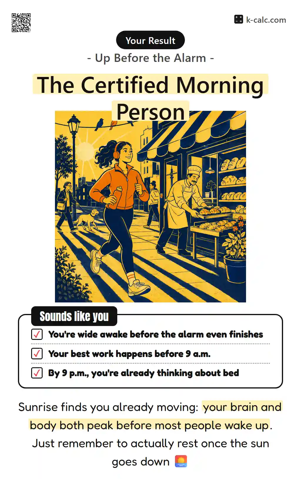 The Certified Morning Person