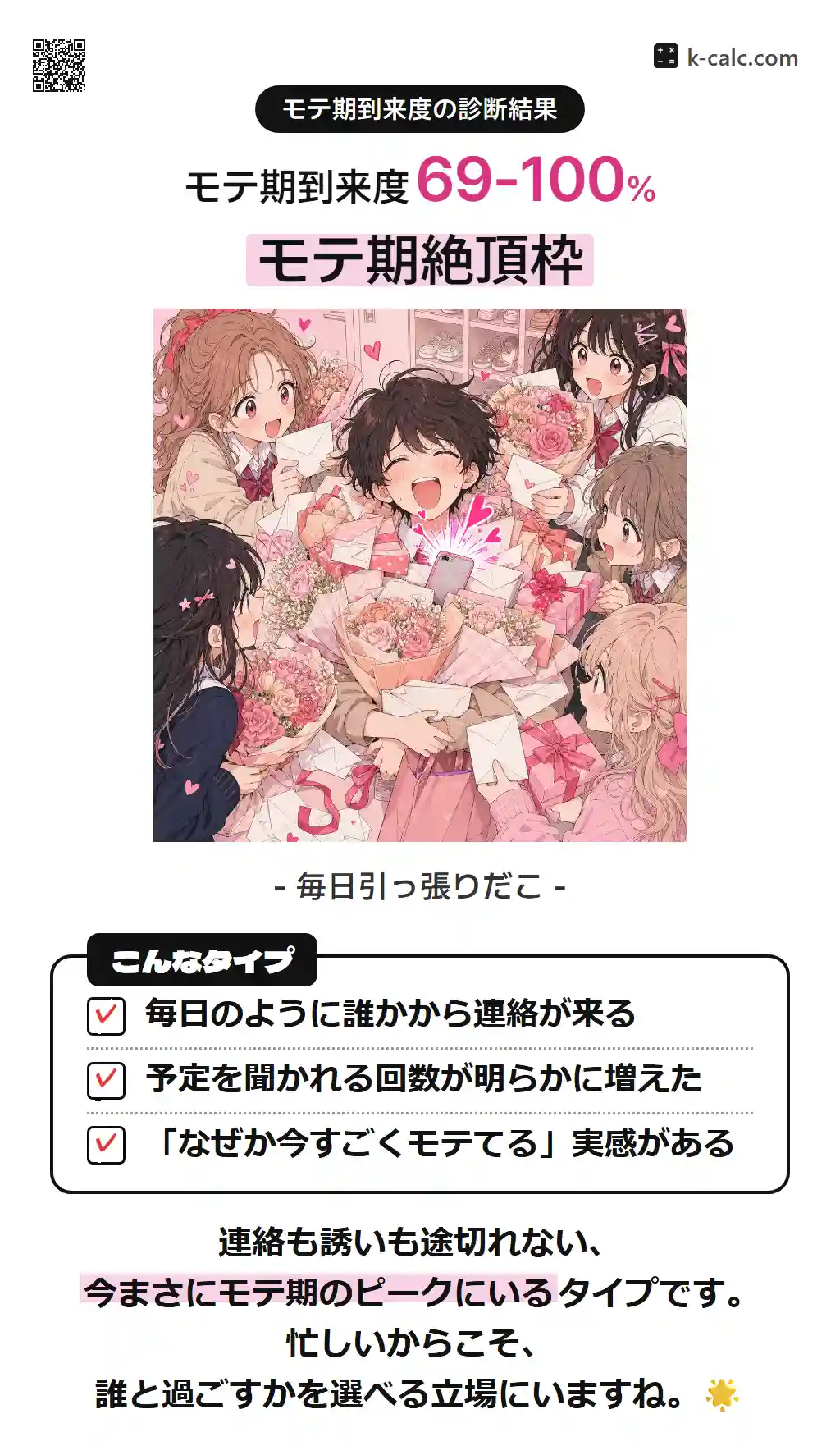モテ期絶頂枠