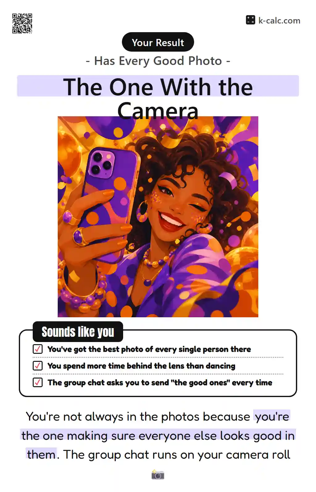 The One With the Camera