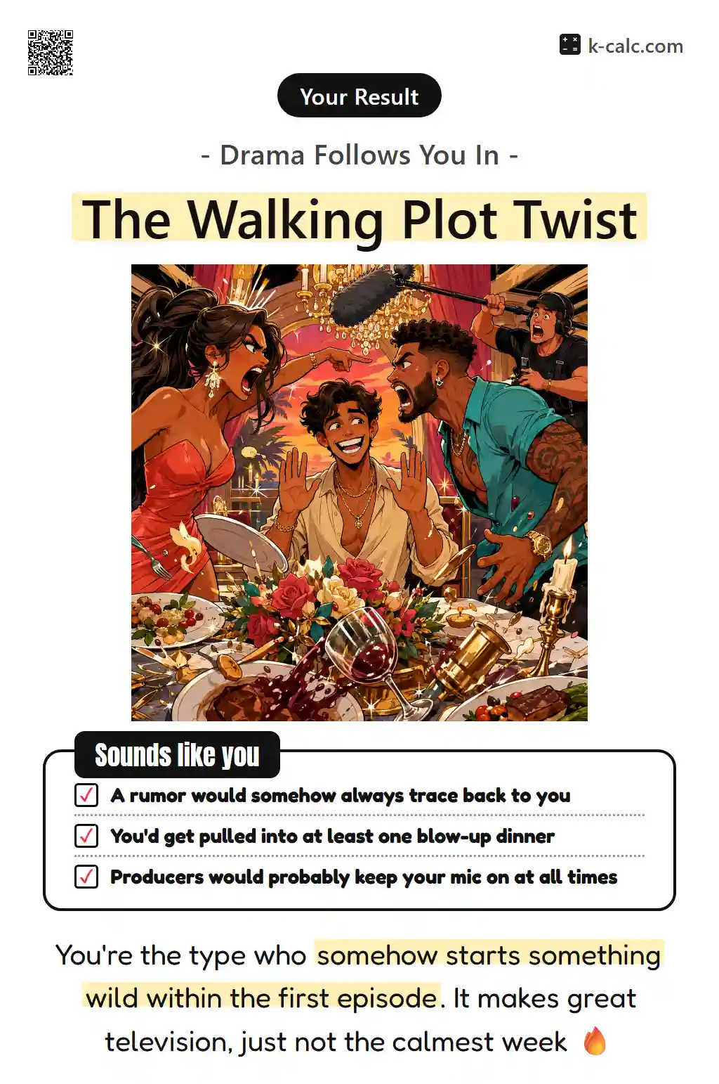 The Walking Plot Twist