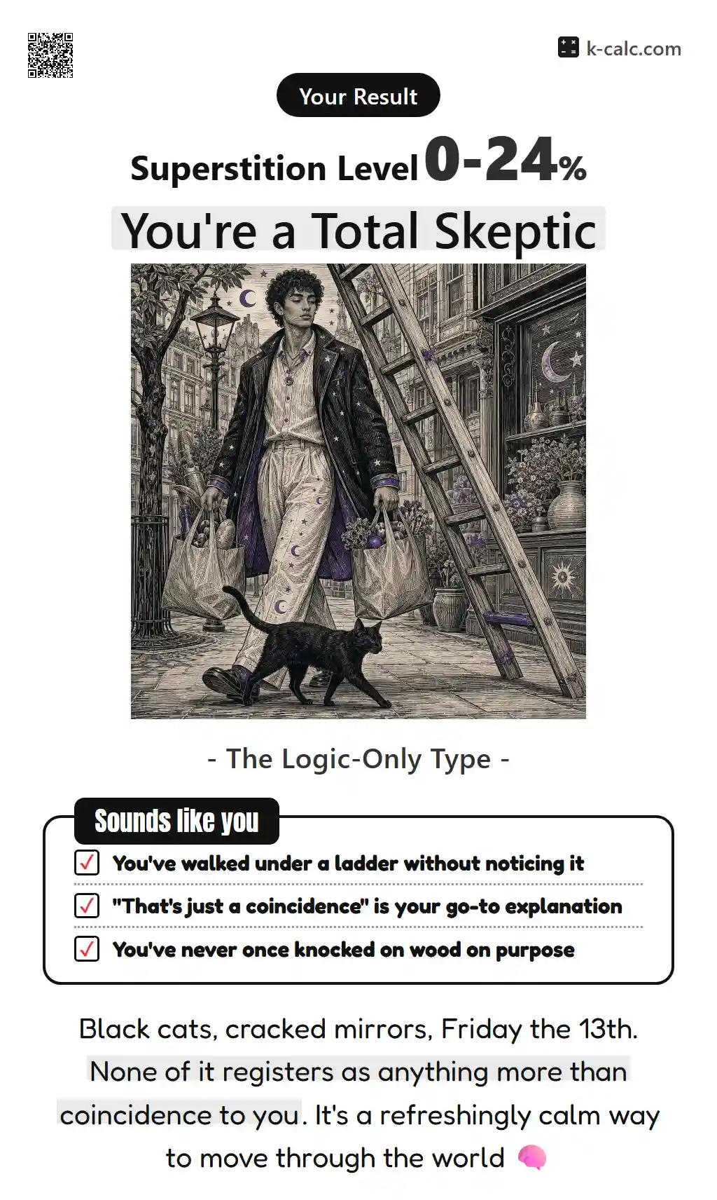 You're a Total Skeptic