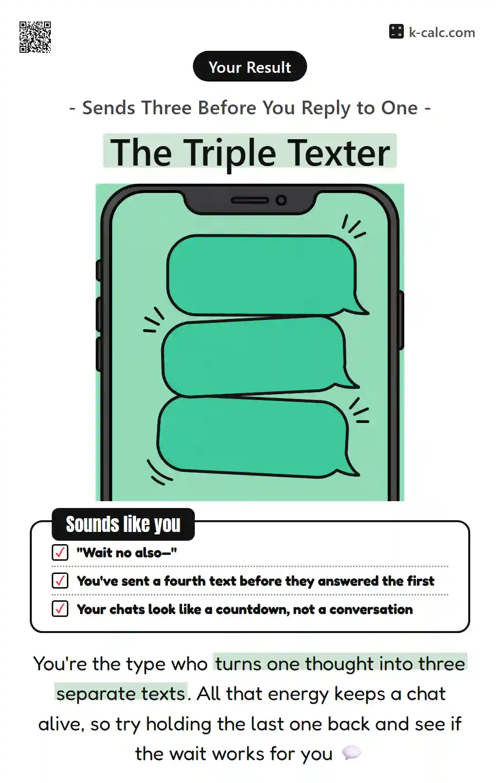 The Triple Texter
