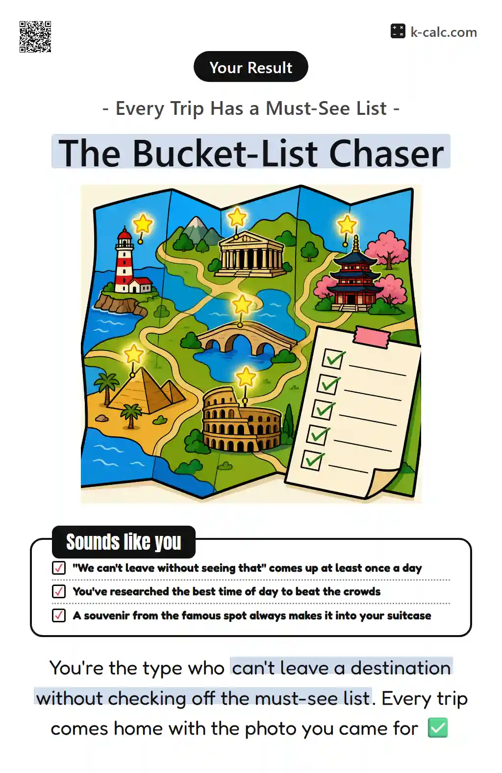 The Bucket-List Chaser