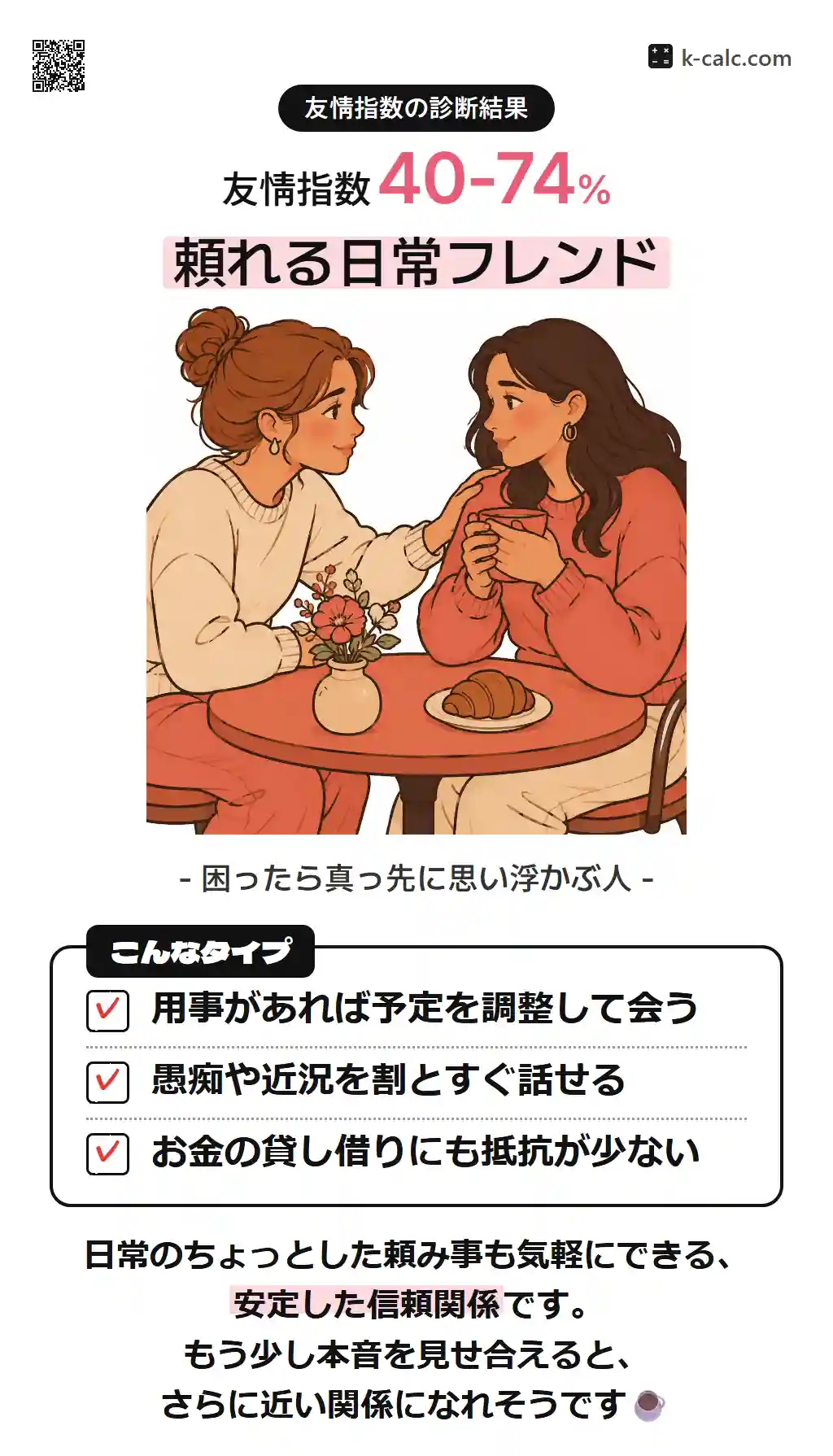 頼れる日常フレンド