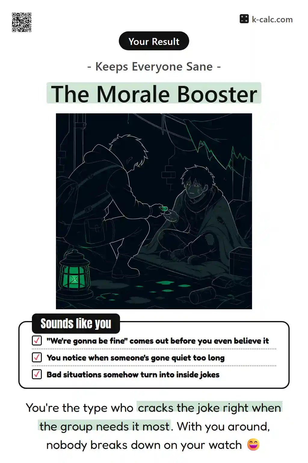 The Morale Booster