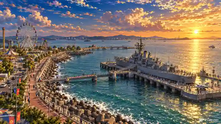 サプギョ湖観光地と艦上公園, 唐津市・新平面（シンピョンミョン）