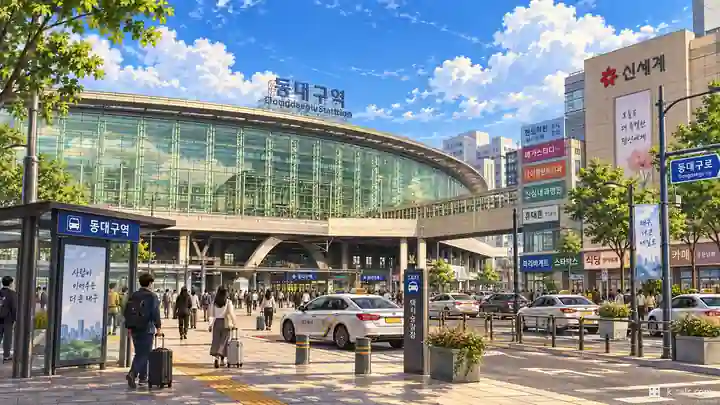 東大邱駅前広場, 東区・新川洞（シンチョンドン）