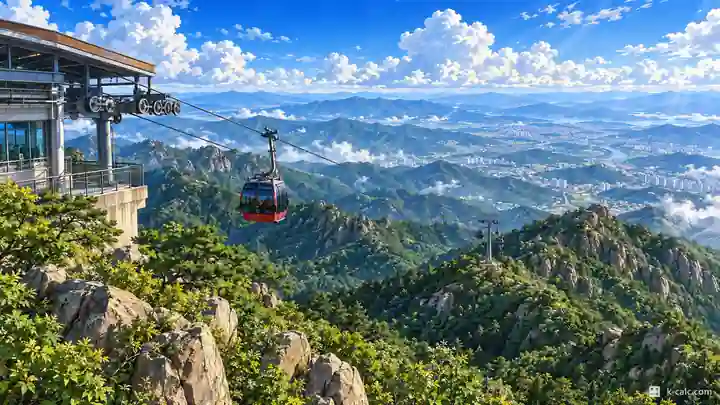 八公山ケーブルカー, 東区・龍水洞(ヨンスドン)