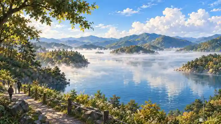 大清湖の川霧, 東区・秋洞(チュドン)