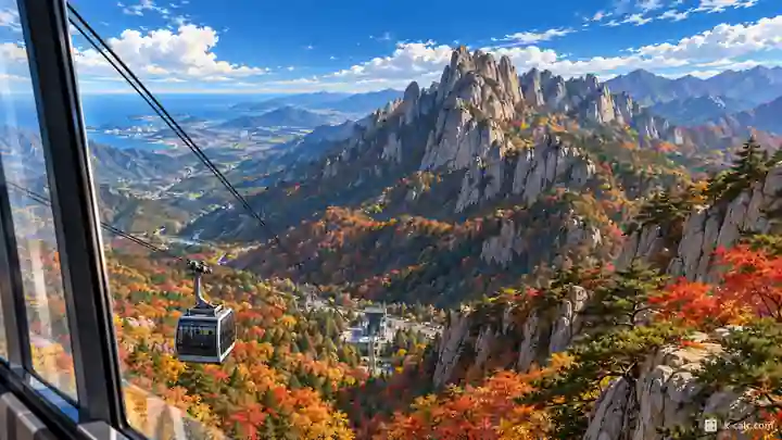 雪岳山国立公園ケーブルカー, 束草市・雪岳洞（ソラクドン）