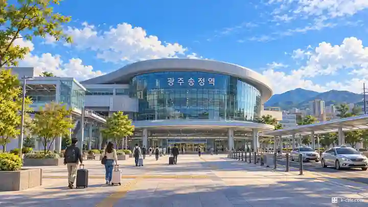 光州松汀駅, 光山区・松汀洞（ソンジョンドン）