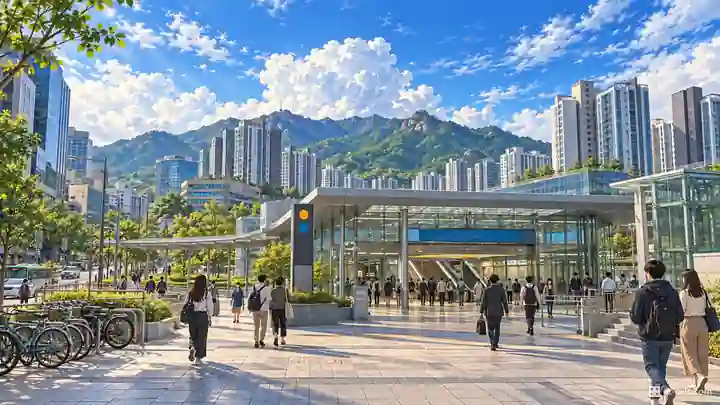 果川知識情報タウン駅前, 果川市・葛峴洞(カルヒョンドン)