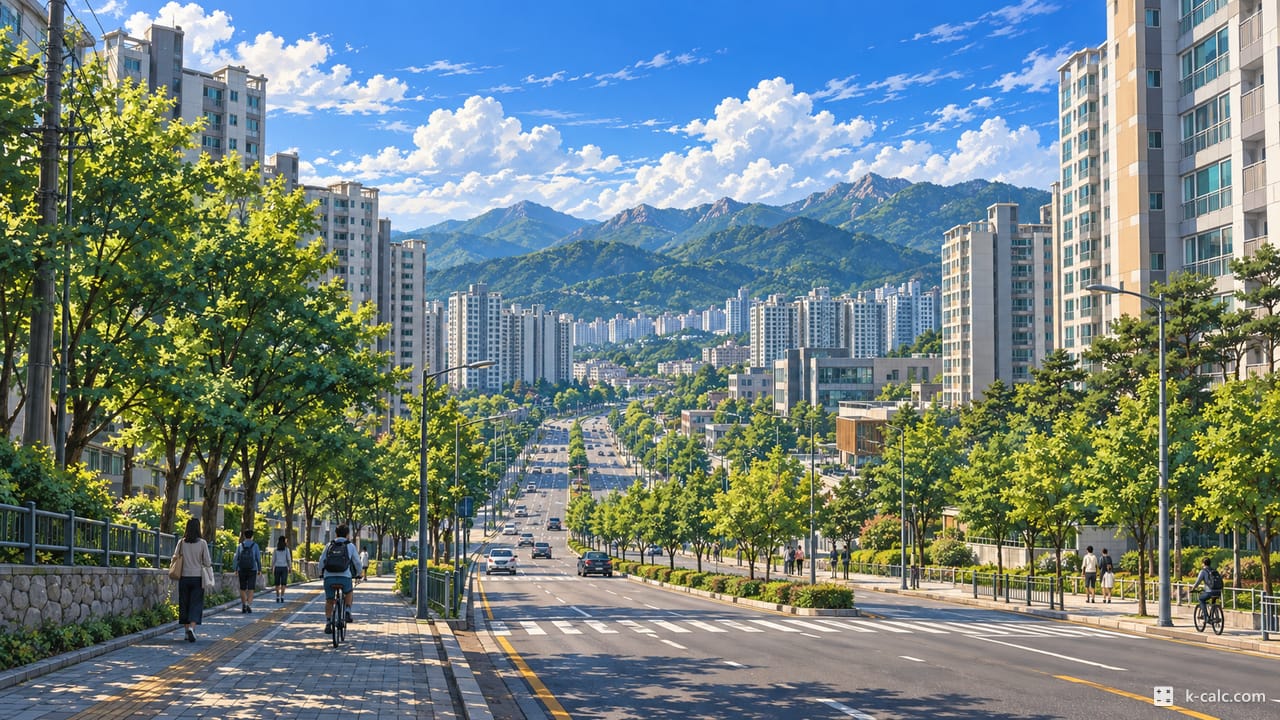 Sinyeongtong Apartment Complex, Banwol-dong, Byeongjeom-gu