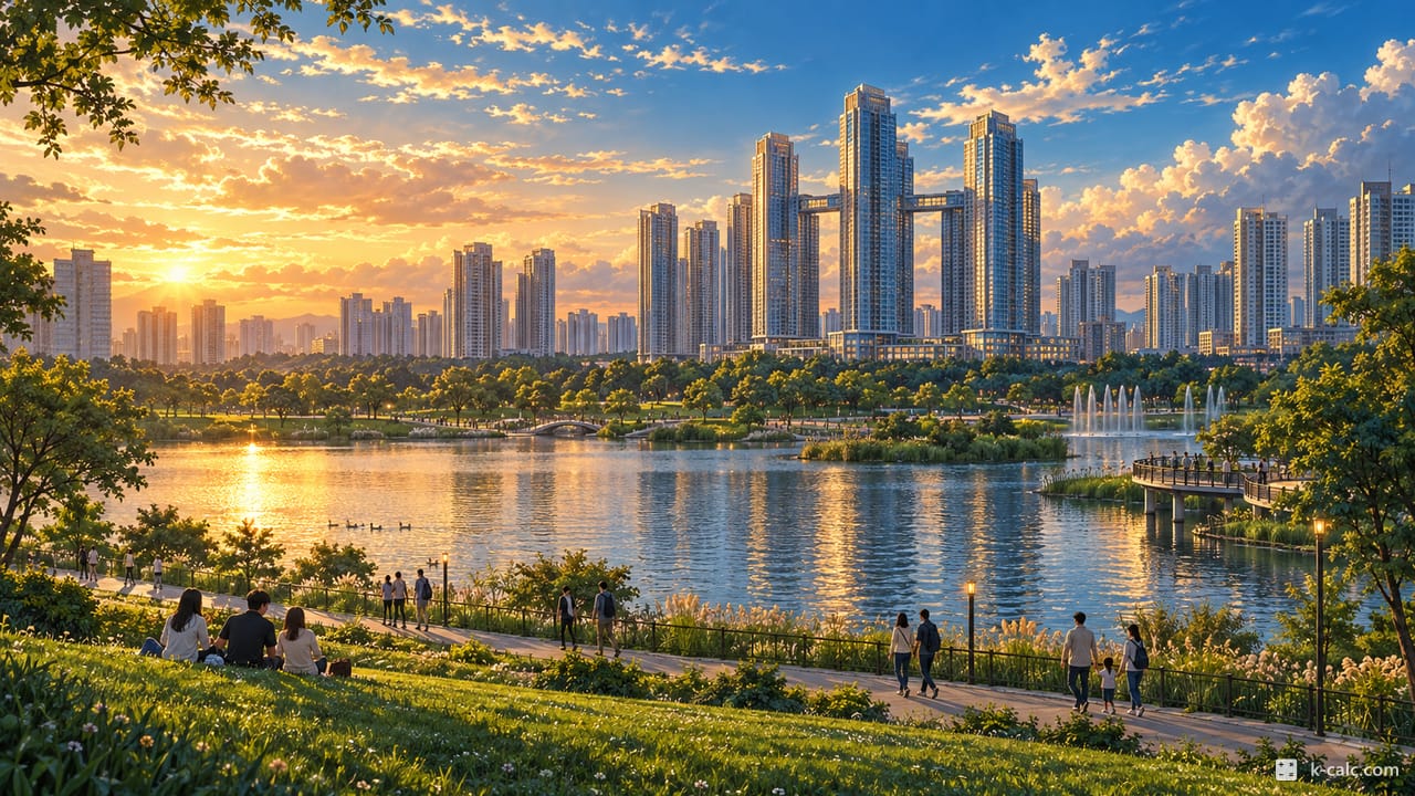 Dongtan Metapolis & Central Park, Bansong-dong, Dongtan-gu
