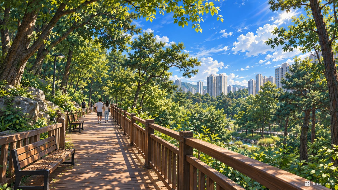 Seonnap Forest Park, Yeongcheon-dong, Dongtan-gu