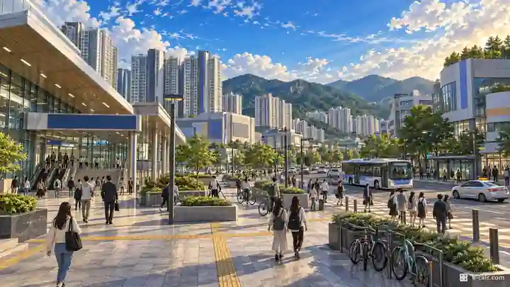 別内駅前広場, 南楊州市・別内洞(ピョルレドン)