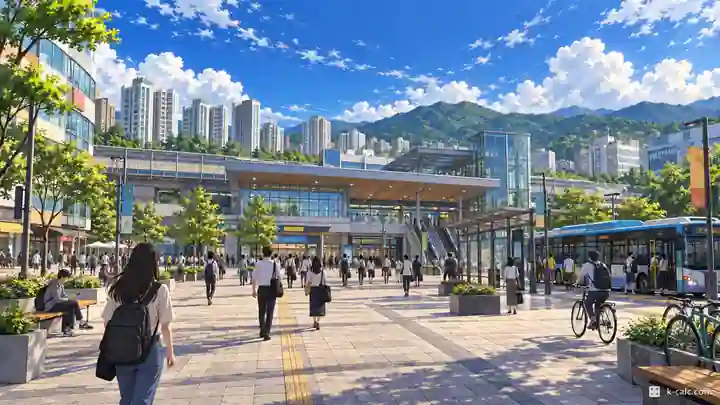 榛接駅前広場, 南楊州市・榛接邑(チンジョプウプ)