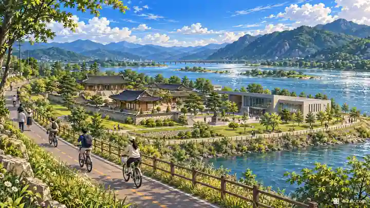 茶山丁若鏞遺跡地の川辺, 南楊州市・鳥安面(チョアンミョン)