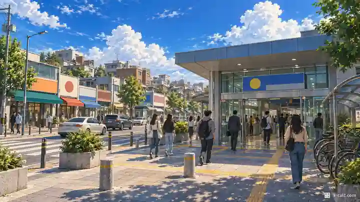 西井里駅前, 平沢市・西井洞(ソジョンドン)