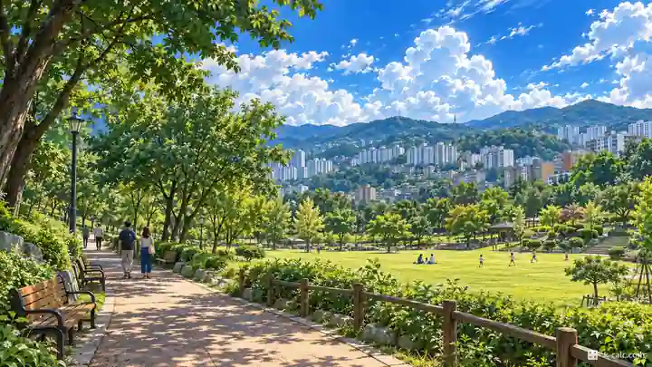 皇松公園, 中院区・クムグァンドン