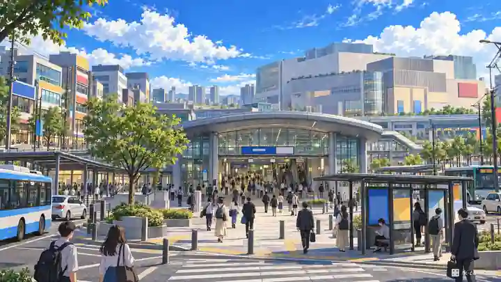 華西駅前とスターフィールド水原, 八達区・華西洞（ファソドン）