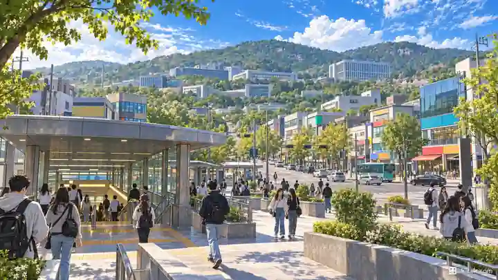 明知大駅前と自然キャンパス, 処仁区・駅北洞(ヨクプクドン)