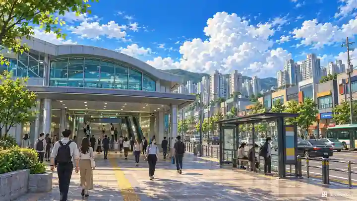旧城駅前, 器興区・麻北洞(マブクドン)