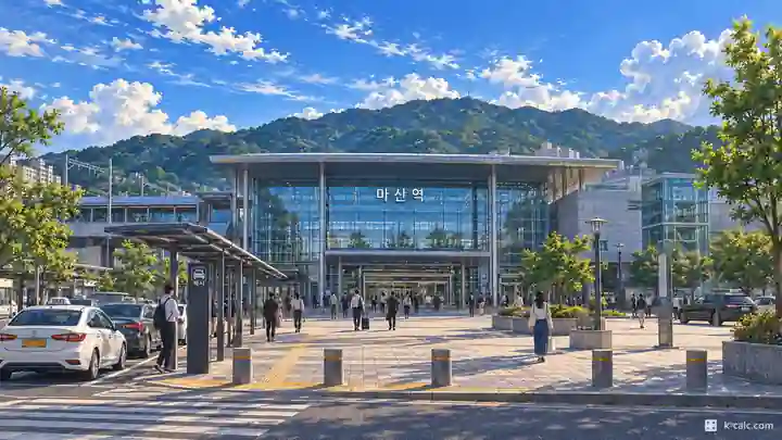 馬山駅前広場, 馬山会原区・石田洞(ソクチョンドン)