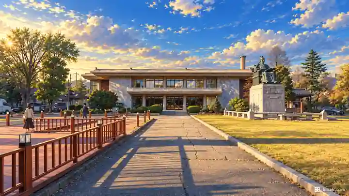 世宗大王記念館の前庭, 東大門区・清涼里洞（チョンニャンニドン）