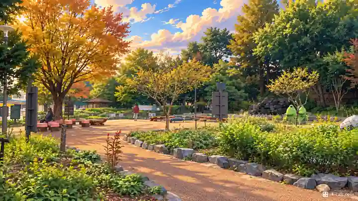 緑蕃西公園散策路, 恩平区・碌磻洞(ノクポンドン)